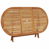 vidaXL 7-delige Tuinset poly rattan en massief hout zwart