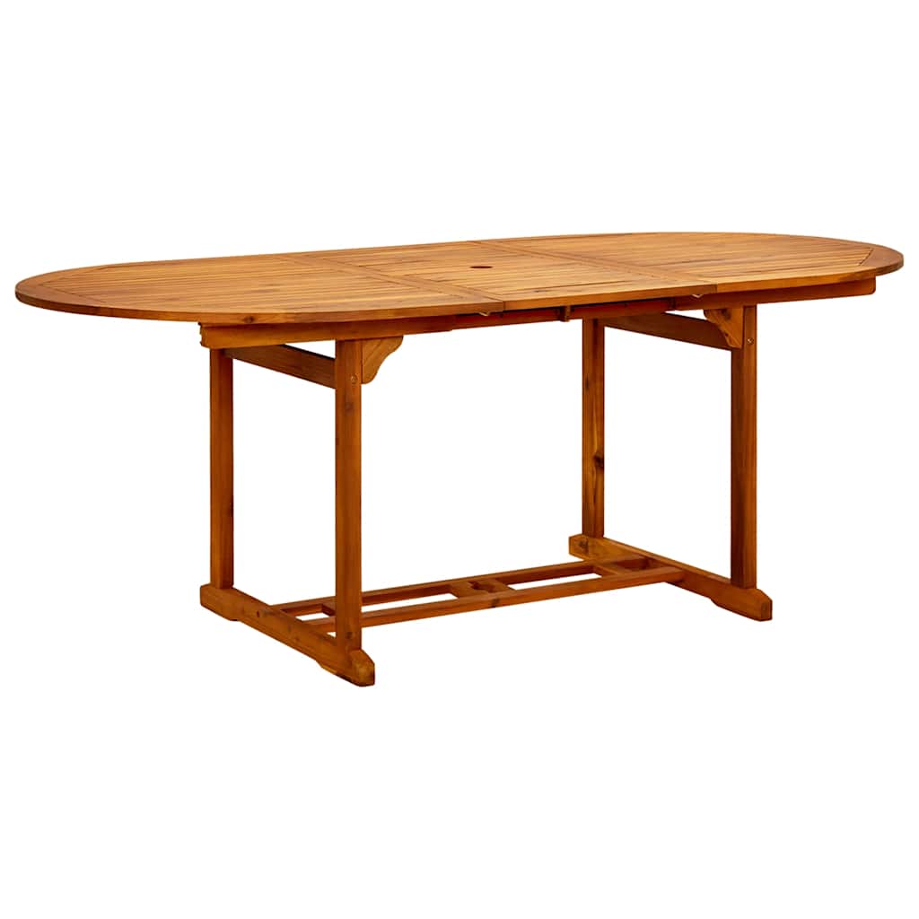 vidaXL 7-delige Tuinset poly rattan en massief hout zwart