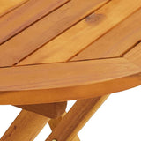 vidaXL 3-delige Bistroset poly rattan en massief hout zwart
