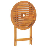 vidaXL 3-delige Bistroset poly rattan en massief hout zwart