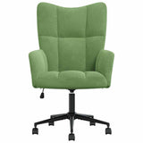 vidaXL Relaxstoel fluweel lichtgrijs