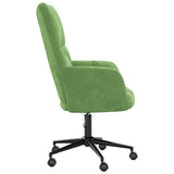 vidaXL Relaxstoel fluweel lichtgrijs