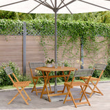 vidaXL 3-delige Bistroset poly rattan en massief hout zwart