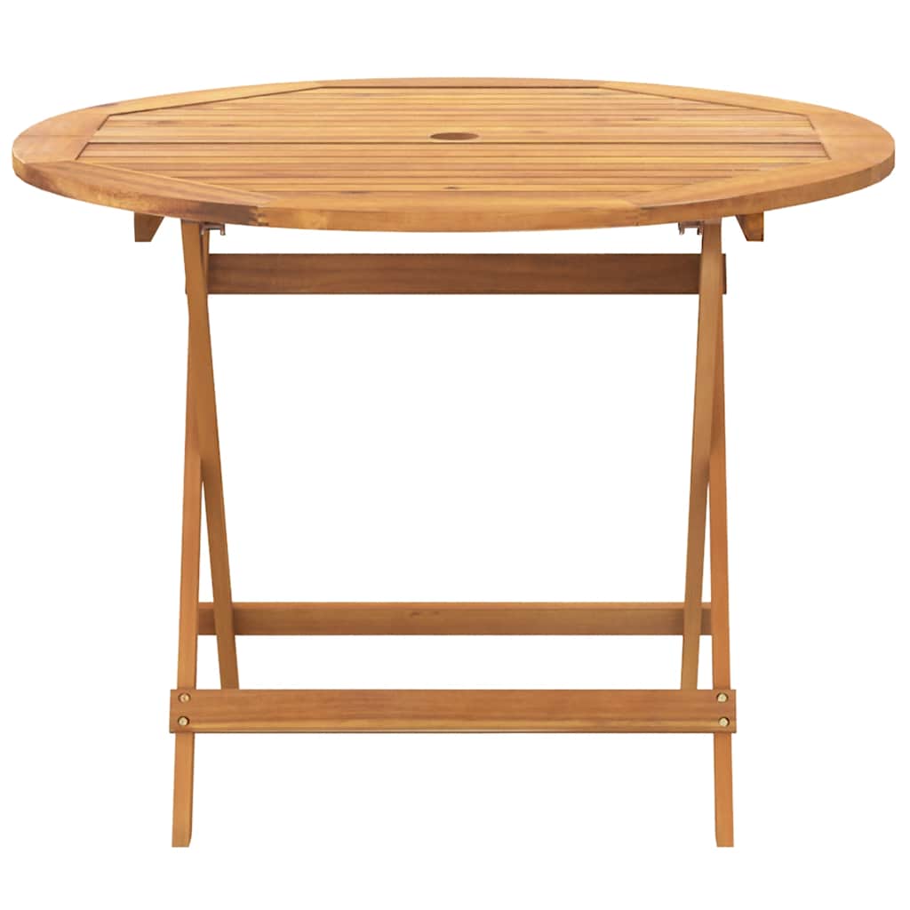 vidaXL 3-delige Bistroset polypropeen en massief hout zwart