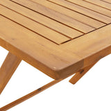 vidaXL 3-delige Bistroset poly rattan en massief hout zwart