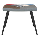 vidaXL Relaxstoel patchwork stof