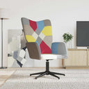 vidaXL Recliner patchwork fabric