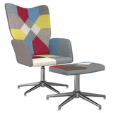 vidaXL Recliner patchwork fabric