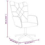 vidaXL Recliner patchwork fabric