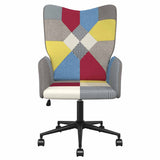 vidaXL Relaxstoel patchwork stof