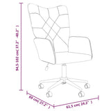 vidaXL Relaxstoel patchwork stof