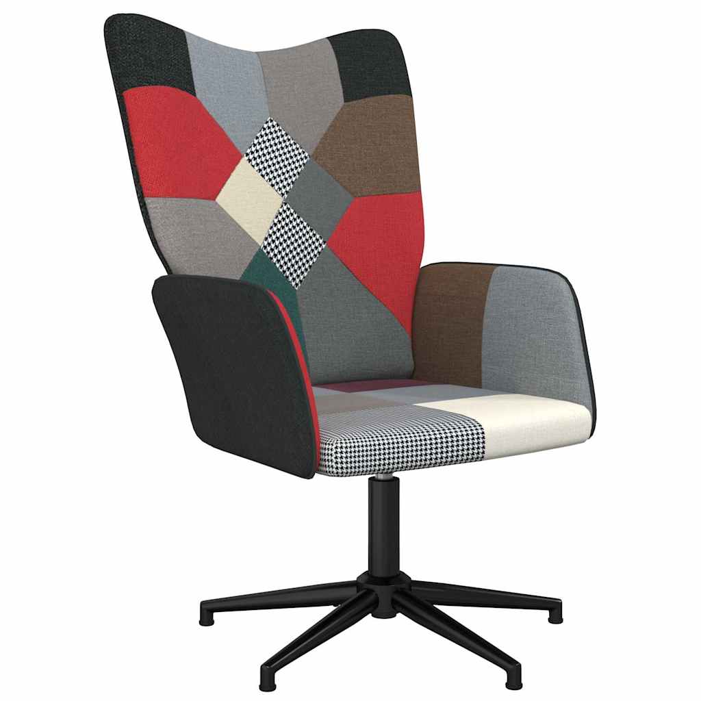 vidaXL Recliner patchwork fabric