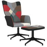 vidaXL Recliner patchwork fabric