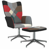 vidaXL Recliner patchwork fabric