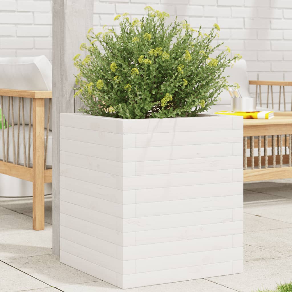 vidaXL Plantenbak 40x40x46 cm massief grenenhout
