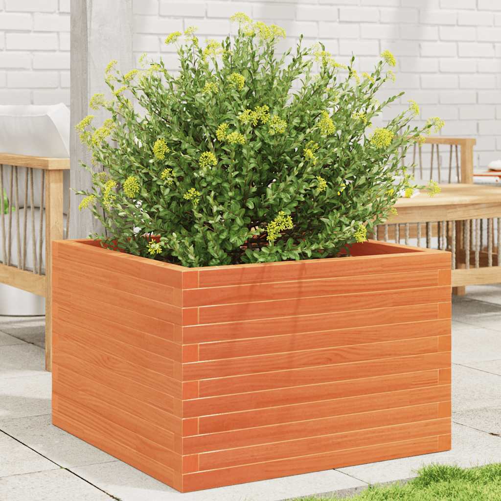 vidaXL Plantenbak 40x40x46 cm massief grenenhout