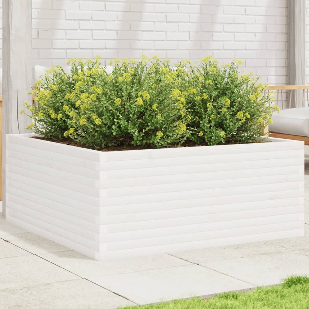 vidaXL Plantenbak 40x40x46 cm massief grenenhout