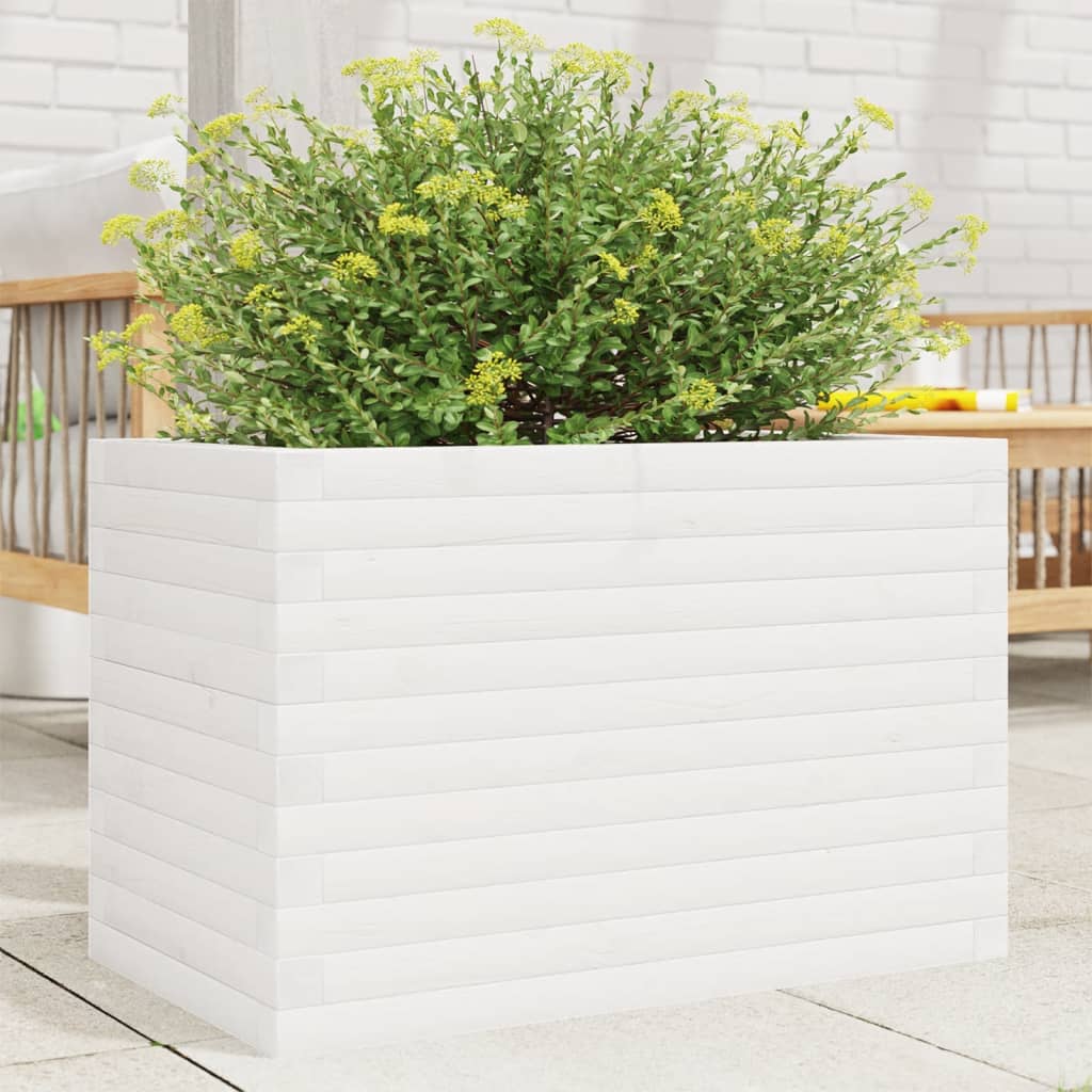 vidaXL Plantenbak 40x40x46 cm massief grenenhout