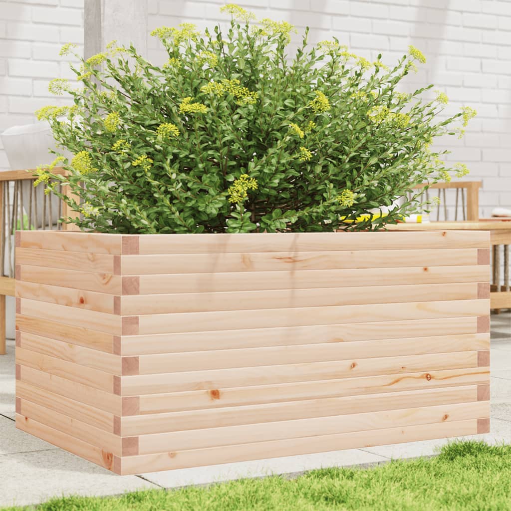 vidaXL Plantenbak 40x40x46 cm massief grenenhout