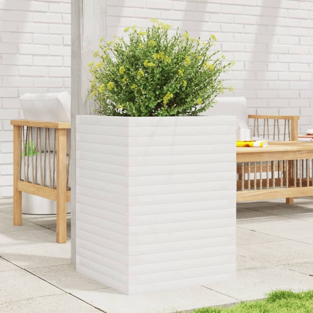 vidaXL Plantenbak 40x40x46 cm massief grenenhout