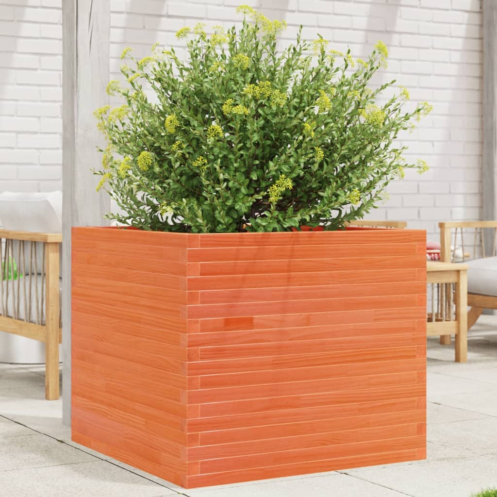 vidaXL Plantenbak 40x40x46 cm massief grenenhout