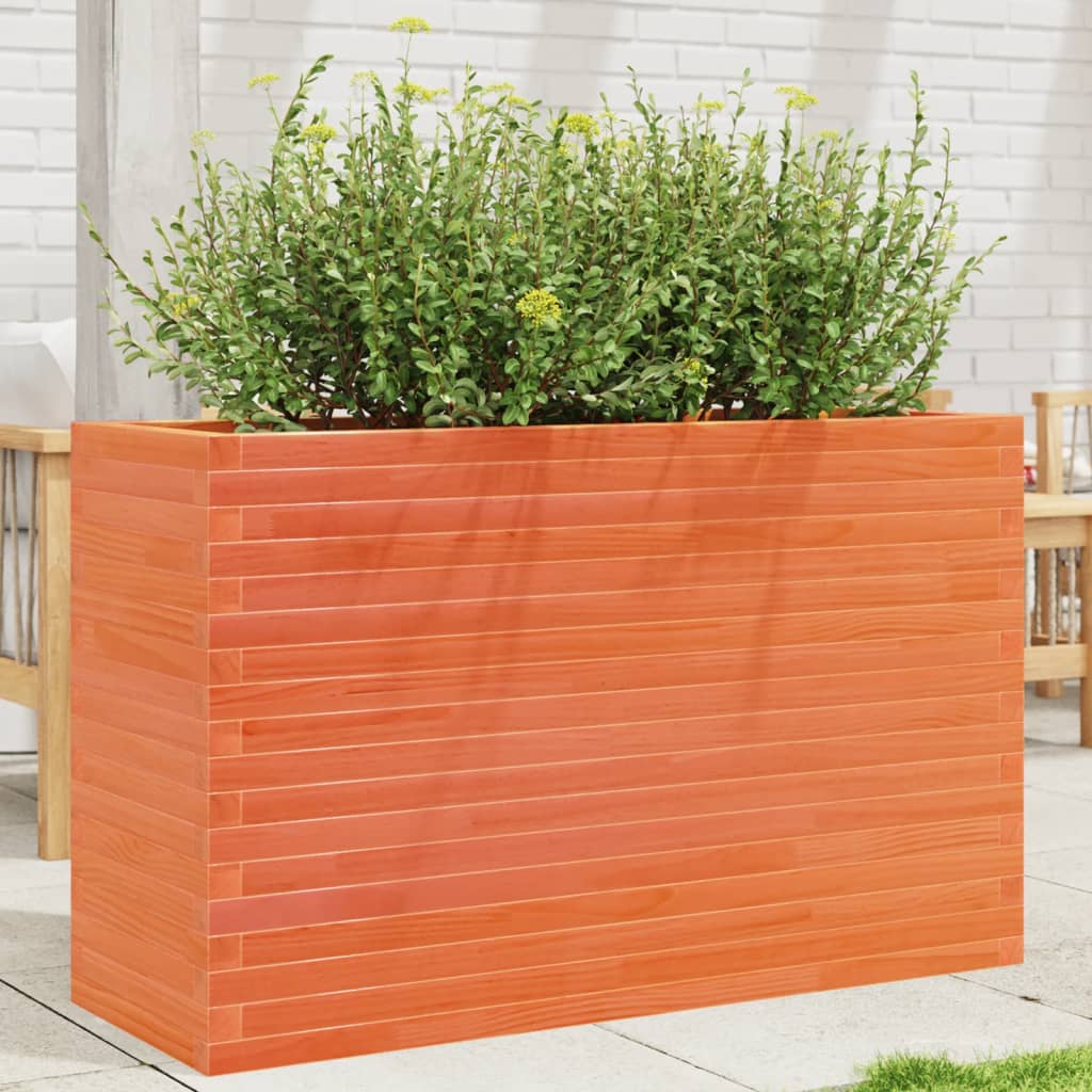 vidaXL Plantenbak 40x40x46 cm massief grenenhout
