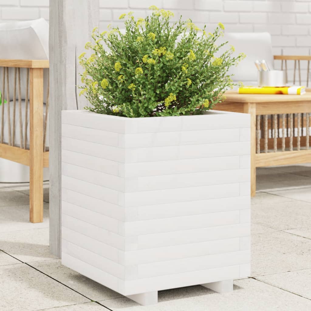 vidaXL Plantenbak 40x40x46 cm massief grenenhout