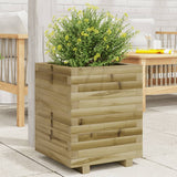 vidaXL Plantenbak 40x40x46 cm massief grenenhout