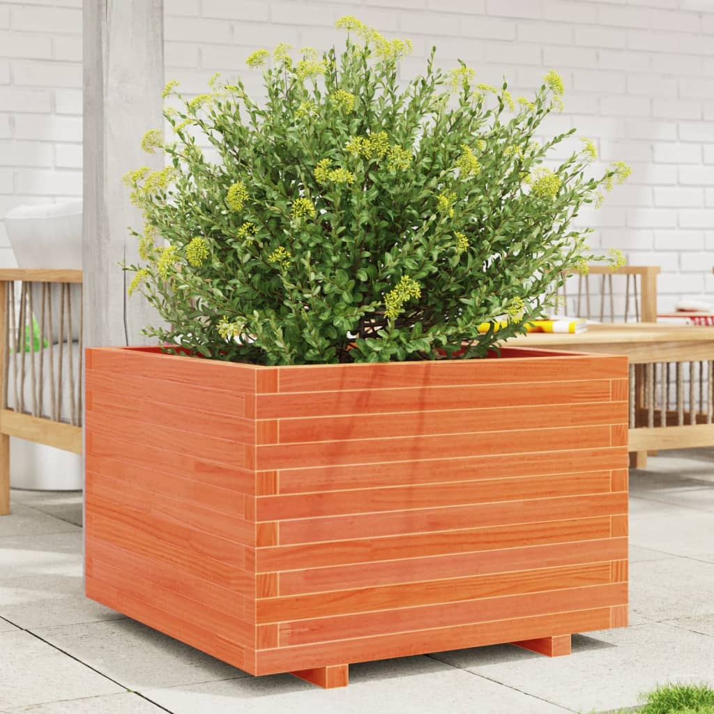 vidaXL Plantenbak 40x40x46 cm massief grenenhout