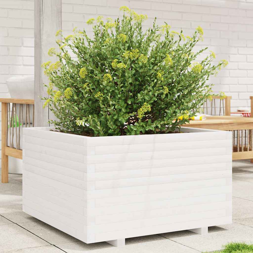 vidaXL Plantenbak 40x40x46 cm massief grenenhout