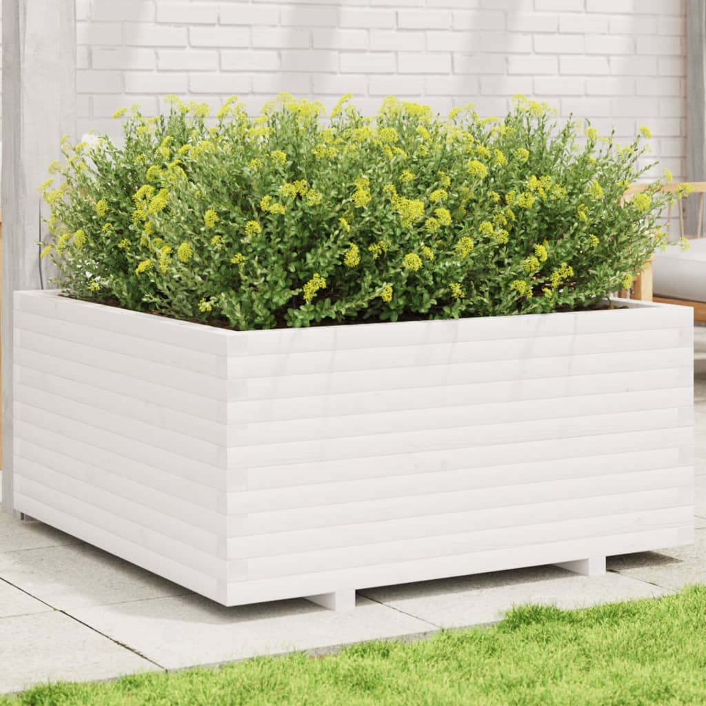 vidaXL Plantenbak 40x40x46 cm massief grenenhout