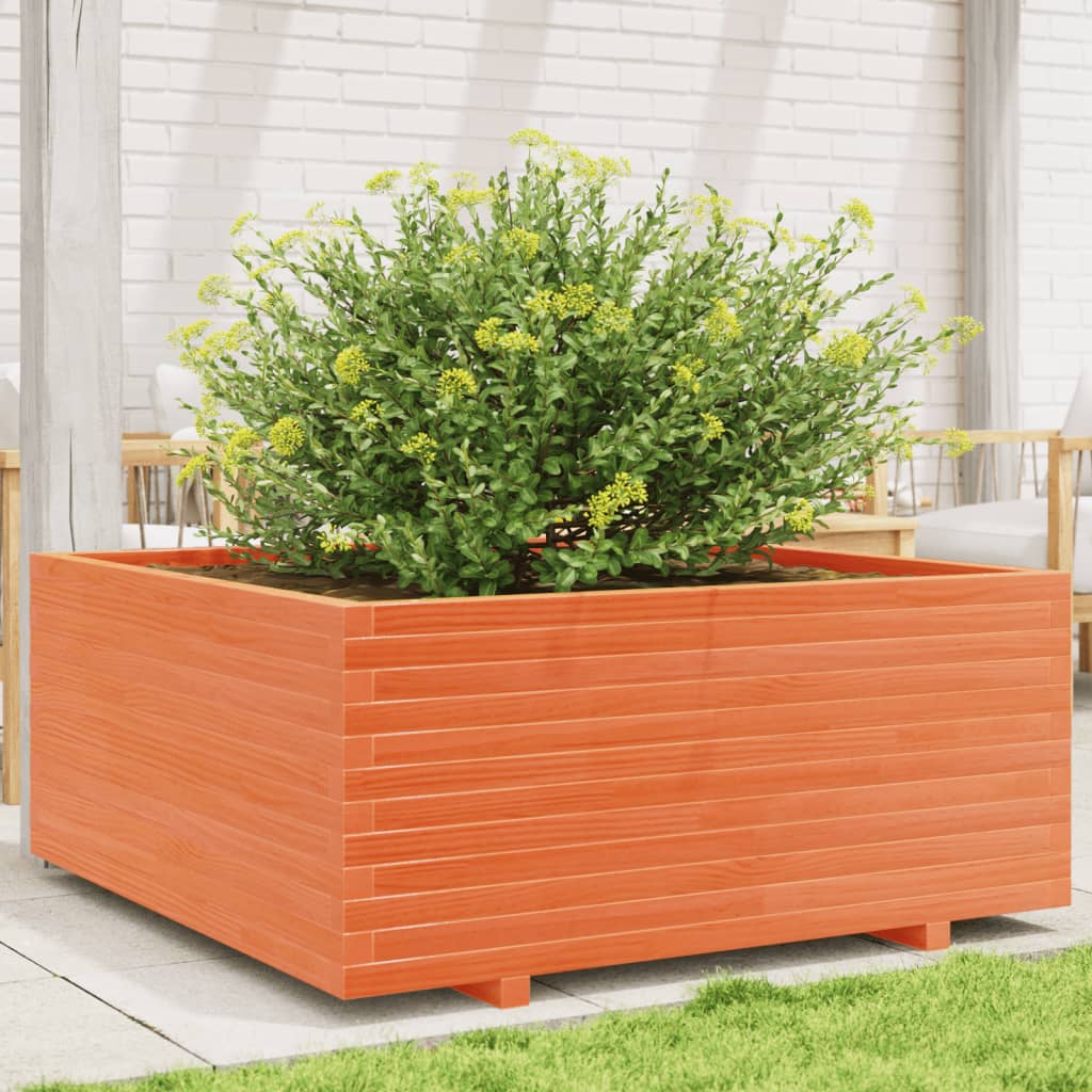 vidaXL Plantenbak 40x40x46 cm massief grenenhout