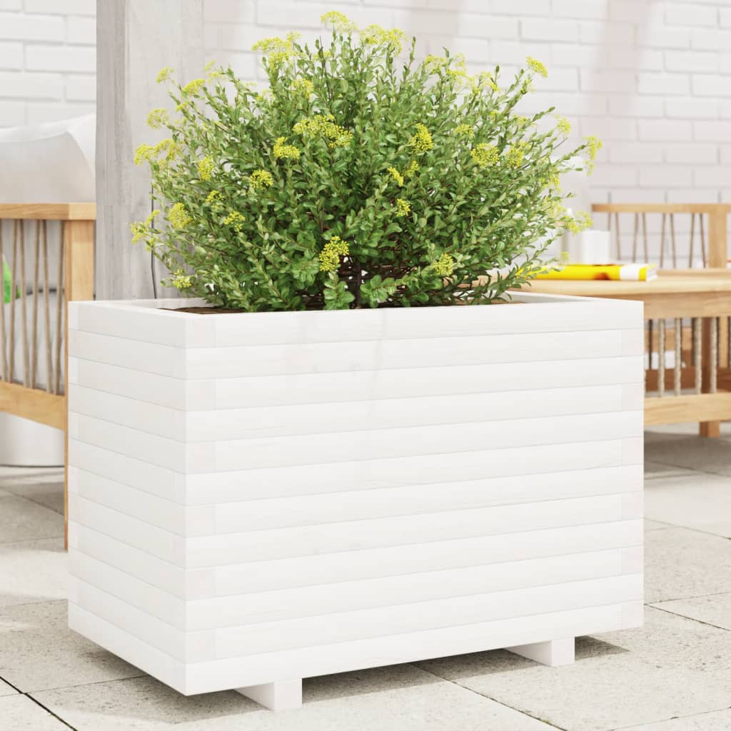 vidaXL Plantenbak 40x40x46 cm massief grenenhout