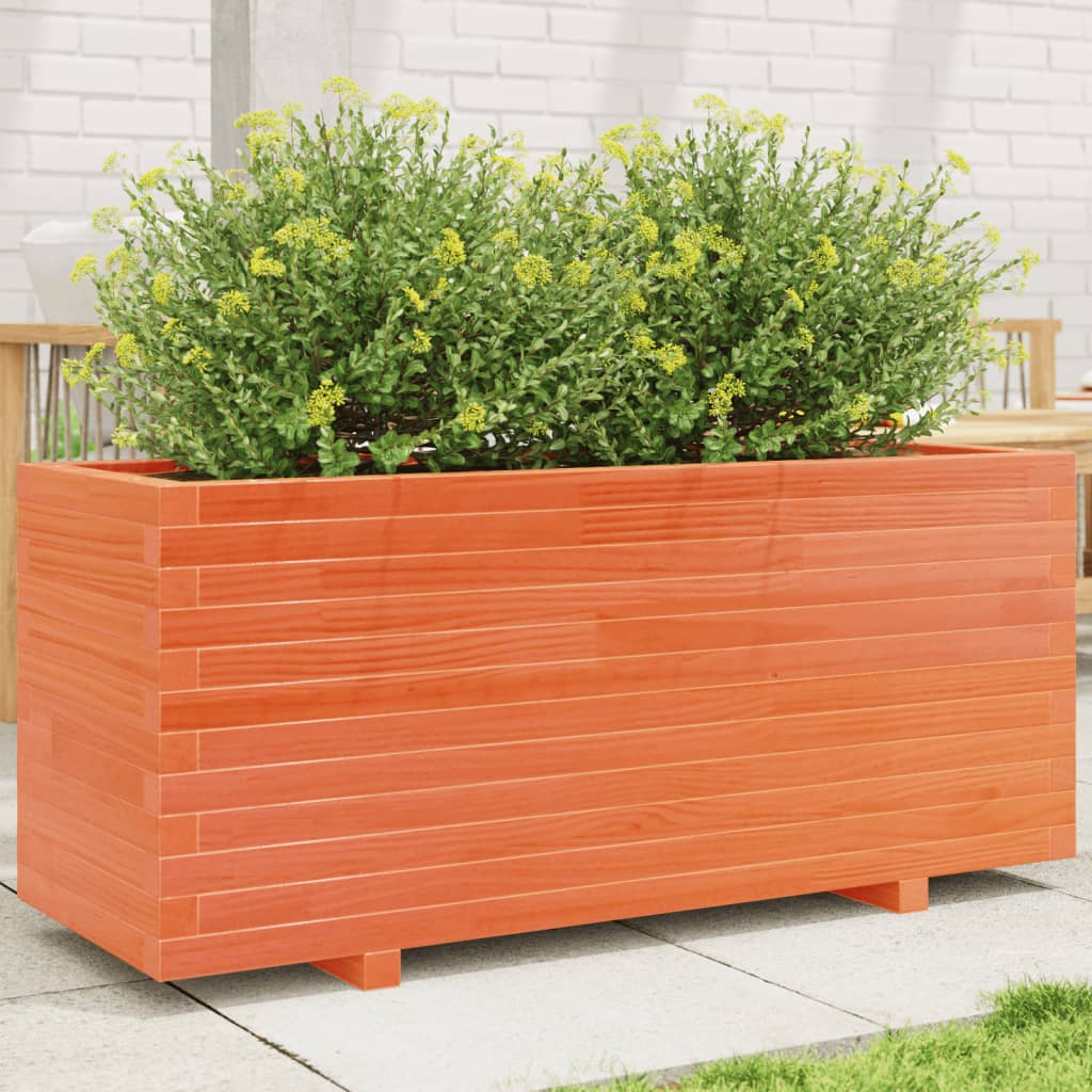 vidaXL Plantenbak 40x40x46 cm massief grenenhout