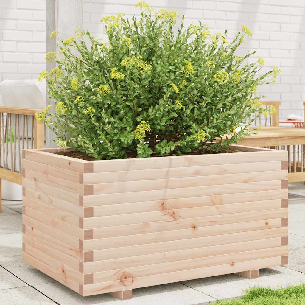 vidaXL Plantenbak 40x40x46 cm massief grenenhout