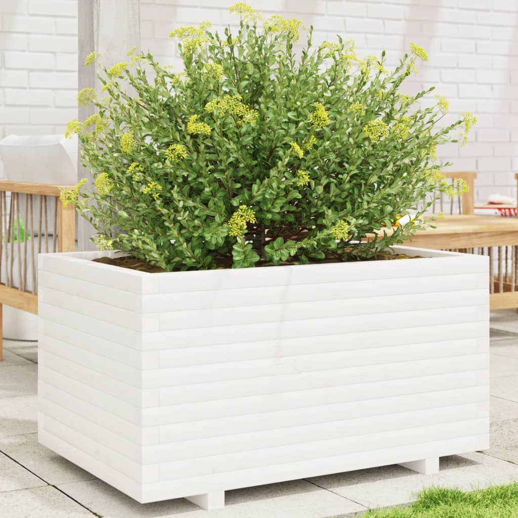 vidaXL Plantenbak 40x40x46 cm massief grenenhout