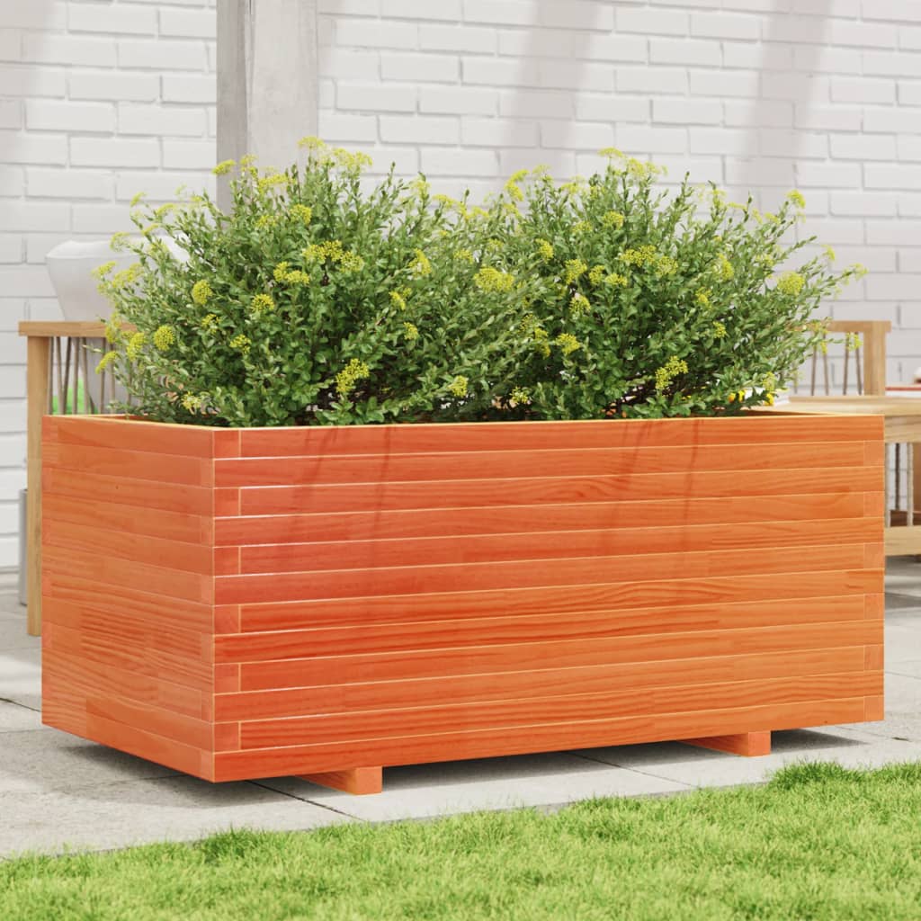 vidaXL Plantenbak 40x40x46 cm massief grenenhout