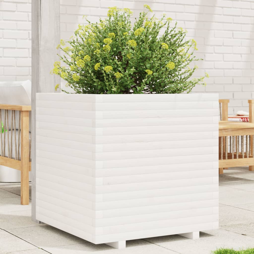 vidaXL Plantenbak 40x40x46 cm massief grenenhout