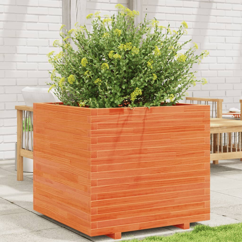 vidaXL Plantenbak 40x40x46 cm massief grenenhout