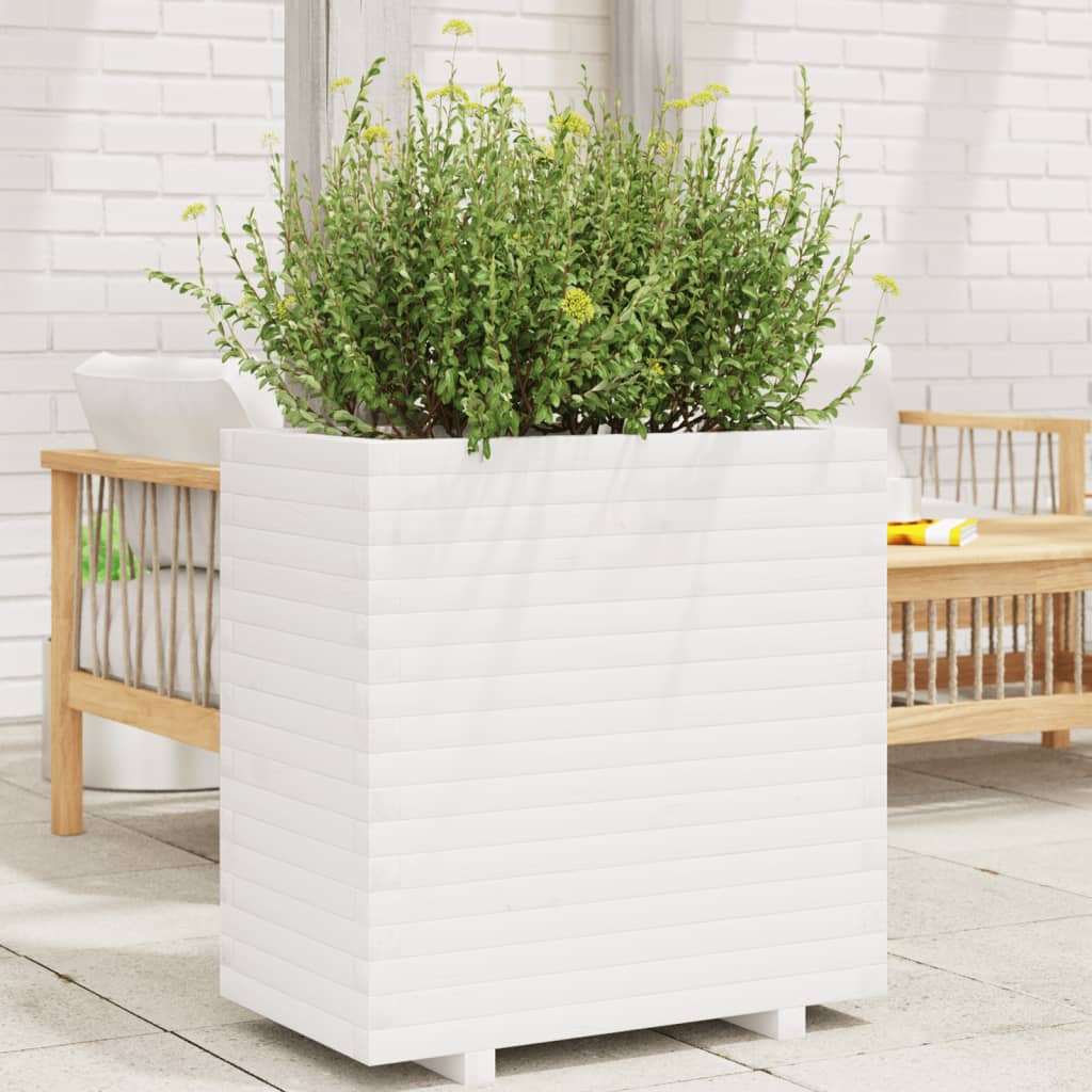 vidaXL Plantenbak 40x40x46 cm massief grenenhout