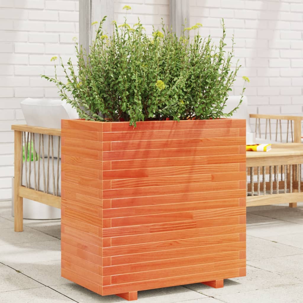 vidaXL Plantenbak 40x40x46 cm massief grenenhout