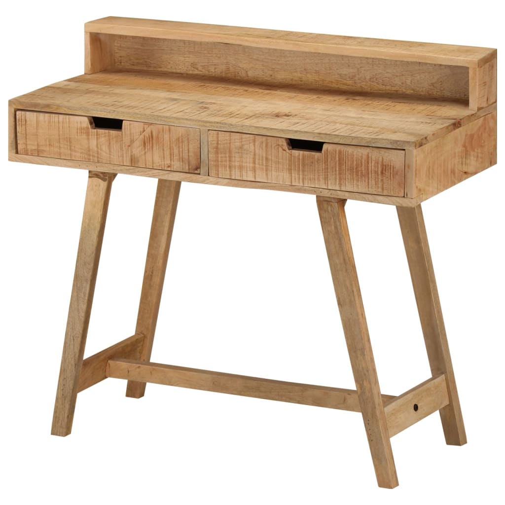 vidaXL Bureau massief gerecycled hout
