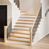 vidaXL Traptreden 4 st 70x25x2 cm onbehandeld massief eikenhout