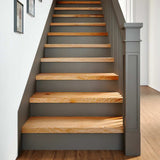 vidaXL Traptreden 4 st 70x25x2 cm onbehandeld massief eikenhout