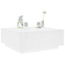 vidaXL Salontafel 100x100x40 cm bewerkt hout wit
