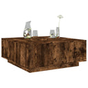 vidaXL Salontafel 100x100x40 cm bewerkt hout wit
