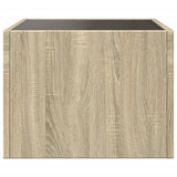 vidaXL Nachtkastje met Infinity LED 40x40x30 cm wit