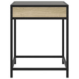 vidaXL Nachtkastje met Infinity LED 40x40x51 cm zwart