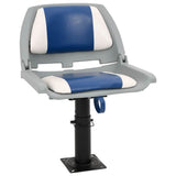 vidaXL Boat Seats 2 pcs Foldable Backrest 41x51x48 cm Grey