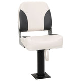 vidaXL Boat Seats 2 pcs Foldable Backrest 41x36x48 cm Blue White